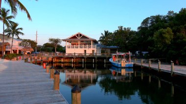 Florida Keys 'te küçük güzel bir körfez - seyahat fotoğrafçılığı
