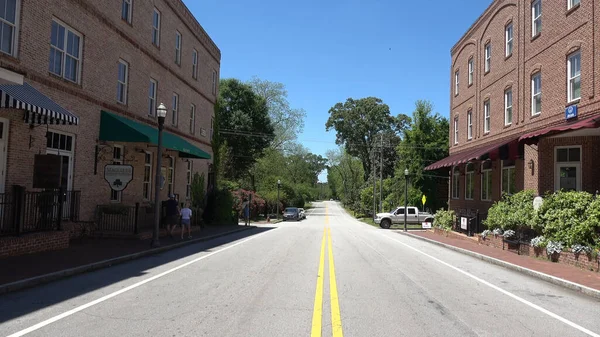 Senoia USA - Distrito histórico - SENOIA, USA - 23 DE ABRIL DE 2016 — Foto de Stock