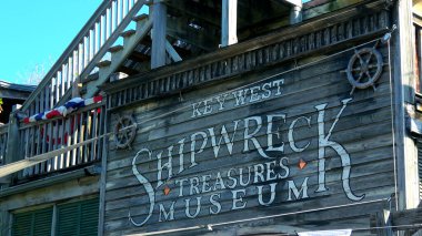 Key West 'teki gemi enkazı müzesi - Key West, ABD 13 Nisan 2016 - seyahat fotoğrafçılığı