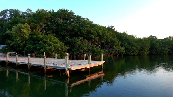 Hermosa pequeña bahía en los Cayos de Florida - fotografía de viaje — Foto de Stock