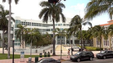 Miami Plajı Polis Merkezi - MIAMI, ABD 10 Nisan 2016