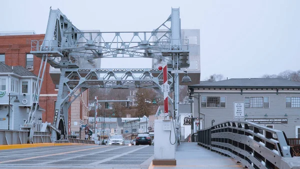 Історичний Draw Bridge in the City of Mystic - Travels photography — стокове фото