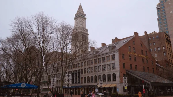 Zuid-markt in het centrum van Boston - reizen — Stockfoto