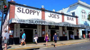 Key West 'teki ünlü Sloppy Joes Bar - Key West, ABD - 12 Nisan 2016