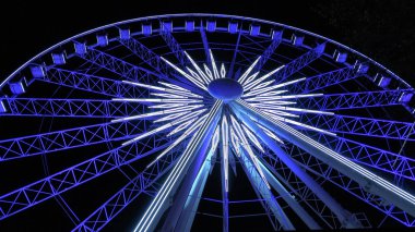 Atlanta Skyview Olympic Park 'ta gece - ATLANTA, ABD - 22 Nisan 2016