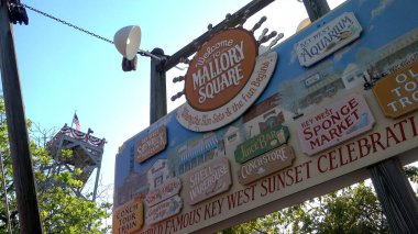 Mallory Square Key West 'e Hoşgeldiniz - Key West - Key West, ABD - 12 Nisan 2016