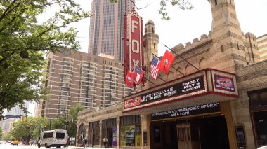 Atlanta şehir merkezindeki ünlü Fox Tiyatrosu - ATLANTA, ABD - 20 Nisan 2016