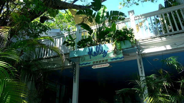 Kelly Carribbean Grill em Key West - Restaurante de Kelly McGillis - KEY WEST, EUA 13 de abril de 2016 - Fotografia de viagem — Fotografia de Stock