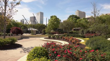 Atlanta 'daki Güzel Centennial Park - ATLANTA, ABD - 21 Nisan 2016 - seyahat fotoğrafçılığı