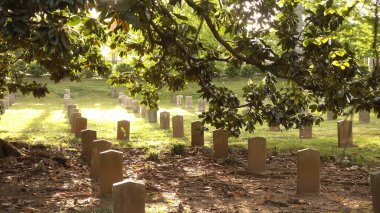 Atlanta 'daki askeri mezarlık - ATLANTA, ABD - 20 Nisan 2016