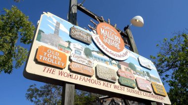 Mallory Square Key West 'e Hoşgeldiniz - Key West - Key West, ABD - 12 Nisan 2016