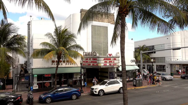 Cameo locatie en theater in Miami Beach - MIAMI, Verenigde Staten APRIL 10, 2016 — Stockfoto