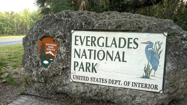 Everglades National Park in USA - MIAMI, Amerikai Egyesült Államok - Április 10, 2016 — Stock Fotó