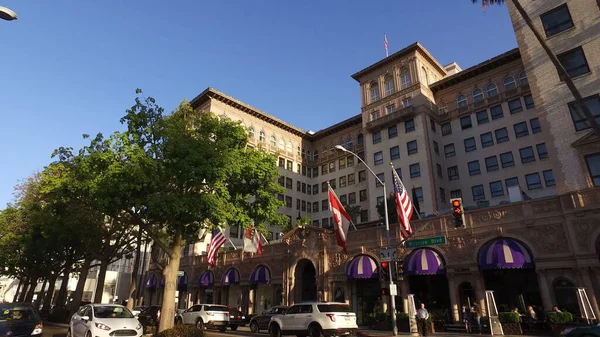 Famoso Beverly Wilshire Hotel a Los Angeles - LOS ANGELES, STATI UNITI - 21 APRILE 2017 — Foto Stock