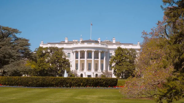 Washington 'daki Beyaz Saray - Oval Ofis - seyahat fotoğrafçılığı — Stok fotoğraf