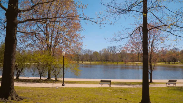 Constitution Gardens in Washington DC - WASHINGTON, USA - 8. April 2017 — Stockfoto