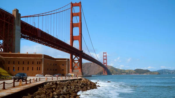 Fort Point San Francisco au Golden Gate Bridge - photographie de voyage — Photo