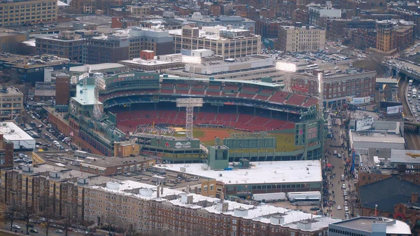 Boston Fenway Park Stadyumu - hava manzaralı - BOSTON. Birleşik Devletler - 5 Nisan 2017 — Stok fotoğraf