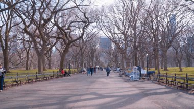New York 'taki güzel Central Park - NEW YORK CITY, ABD - 2 Nisan 2017