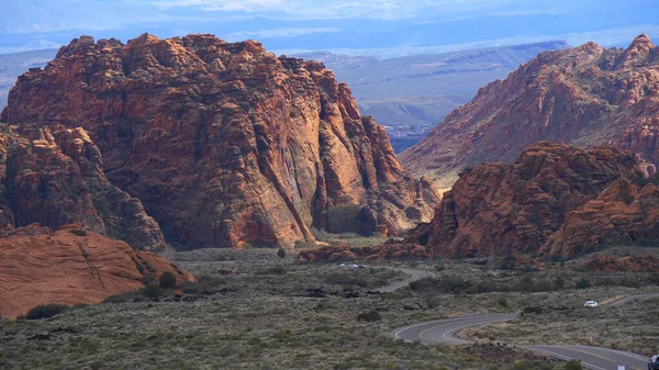 Snow Canyon en Utah - hermoso paisaje — Foto de Stock