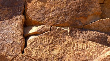 Doğu Sierra 'daki Yarıkarınca Vadisi' nde Antik Petroglifler