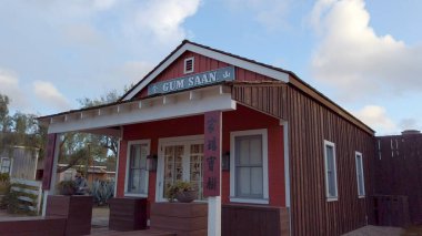 San Diego Eski Şehir Parkı Gün batımında - SAN DIEGO, ABD - 1 Nisan 2019