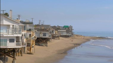 Pasifik Sahil Otobanı Malibu Plajı - MALIBU, ABD - 29 Mart 2019
