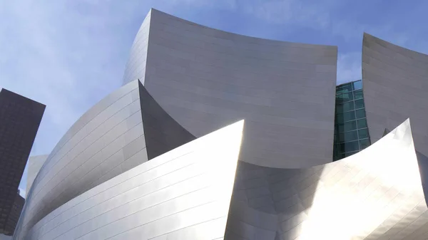 Modern architecture of Disney Concert Hall in Los Angeles - CALIFORNIA, USA - MARCH 18, 2019 — Stock Photo, Image