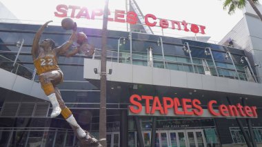 Staples Center Arena Los Angeles Şehir Merkezi - CALIFORNIA, ABD - 18 Mart 2019
