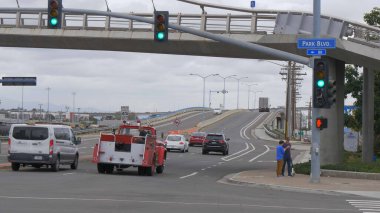 San Diego sokak manzaralı Kongre Merkezi - CALIFORNIA, ABD - 18 Mart 2019
