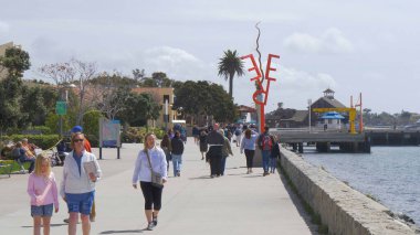 San Diego Okyanus Önü Yürüyüşü - California, ABD - 18 Mart 2019