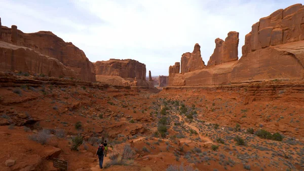 Arches National Park in Utah - UTAH, USA - MARCH 20, 2019 — Stock Photo, Image