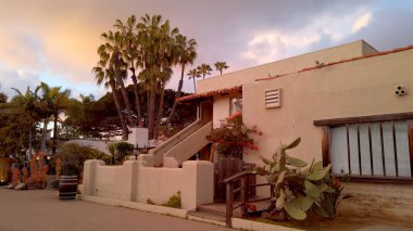 Old Town San Diego Eyalet Parkı Gün batımında - SAN DIEGO, ABD - 1 Nisan 2019