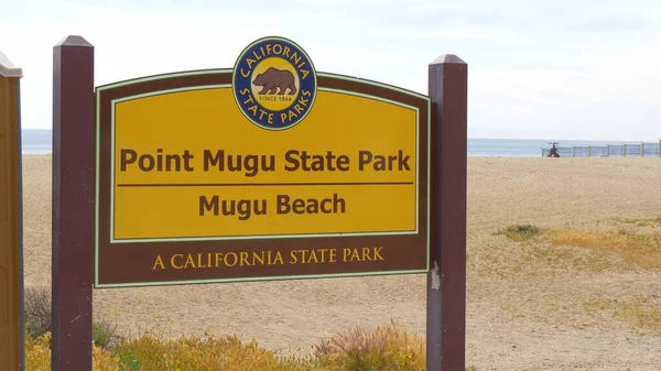 Mugu Beach at Point Mugu State Park Malibu - MALIBU, USA - MARCH 29, 2019 — Stock Photo, Image