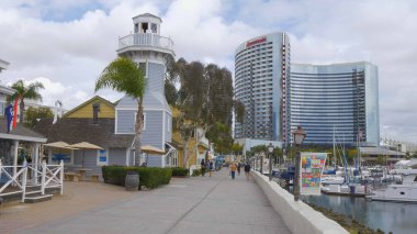 Embarcadero Marina, San Diego - CALIFORNIA, ABD - 18 Mart 2019