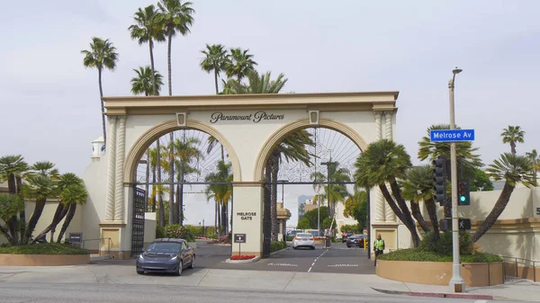 Paramount Pictures film studios at Los Angeles - CALIFORNIA, USA - MARCH 18, 2019 — Stock Photo, Image