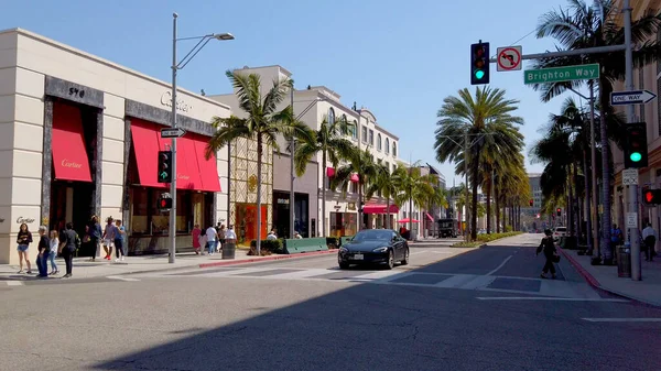 Rodeo Drive in Beverly Hills - Cartier store - LOS ANGELES, USA - April 1, 2019 — Φωτογραφία Αρχείου