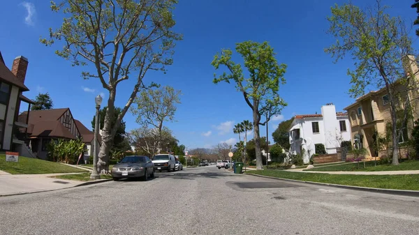 POV drive μέσα από την πόλη του Λος Άντζελες - LOS ANGELES. ΗΠΑ - 18 Μαρτίου 2019 — Φωτογραφία Αρχείου