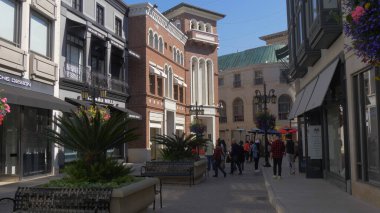 Via Rodeo Beverly Hills Rodeo Drive - CALIFORNIA, ABD - 18 Mart 2019