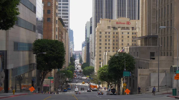 Street view in Downtown Los Angeles - CALIFORNIA, USA - 18 MARZO 2019 — Foto Stock