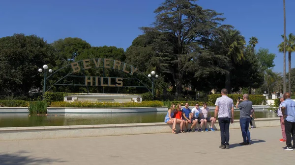 Signature de Beverly Hills au boulevard Santa Monica - CALIFORNIA, USA - 18 MARS 2019 — Photo