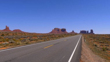 Utah 'taki Anıt Vadisi - UTAH, ABD - 20 Mart 2019