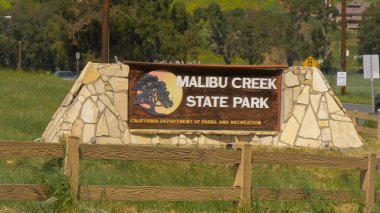 Malibu Creek Eyalet Parkı - MALIBU, ABD - 29 Mart 2019