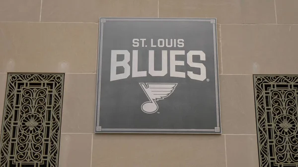 St. Louis Blues işareti - St. Louis, Birleşik Devletler - 19 Haziran 2019 — Stok fotoğraf