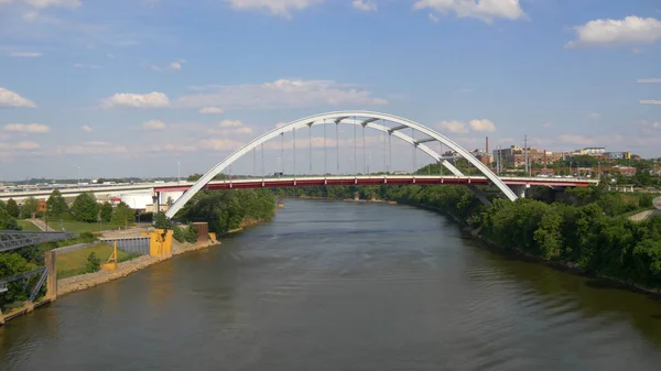 Korejští veteráni Blvd Bridge do Nashvillu - NASHVILLE, SPOJENÉ STÁTY - 17. června 2019 — Stock fotografie