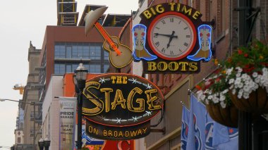 Nashville 'deki Broadway Sahnesi - NASHVILLE, Birleşik Devletler - 17 Haziran 2019