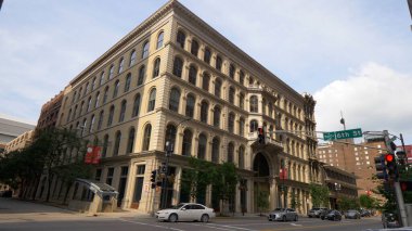 St. Louis 'deki Tipik Sokak Köşesi - St. LOUIS, Birleşik Devletler - 19 Haziran 2019