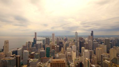 Chicago yukarıdan harika bir hava manzarası, Chicago. Birleşik Devletler - 11 Haziran 2019