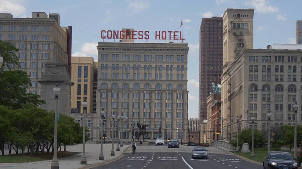 Congress Hotel en la ciudad de Chicago - CHICAGO. ESTADOS UNIDOS - 11 DE JUNIO DE 2019 — Foto de Stock