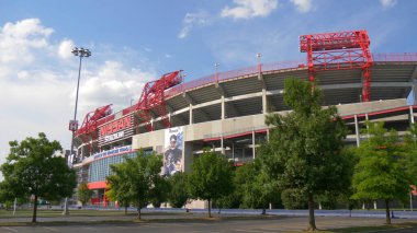 Nashville 'in ünlü simgesi - Nissan Stadyumu - NASHVILLE, Birleşik Devletler - 17 Haziran 2019